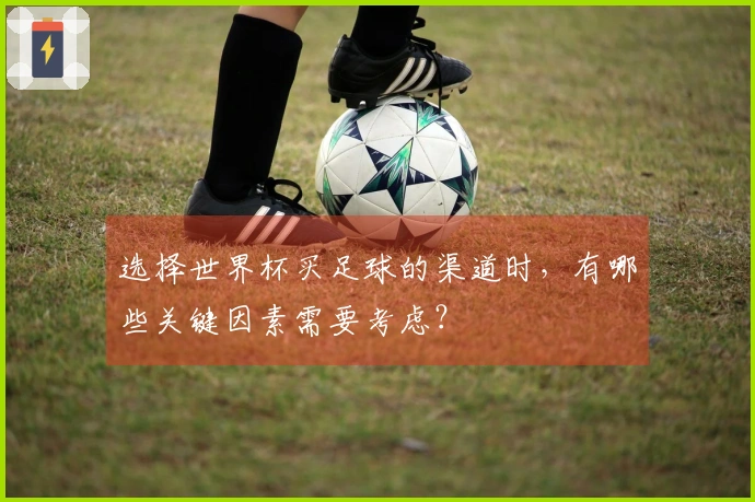 选择世界杯买足球的渠道时，有哪些关键因素需要考虑？