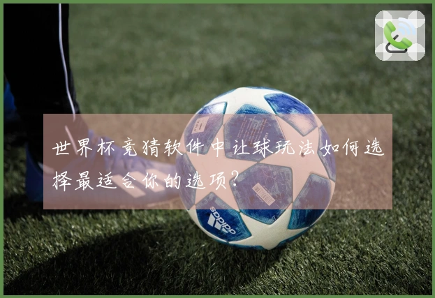 世界杯竞猜软件中让球玩法如何选择最适合你的选项？