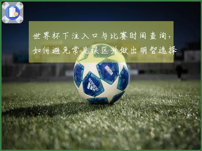 世界杯下注入口与比赛时间查询，如何避免常见误区并做出明智选择