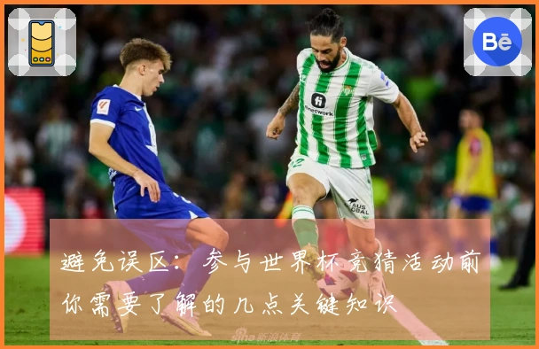 避免误区：参与世界杯竞猜活动前你需要了解的几点关键知识
