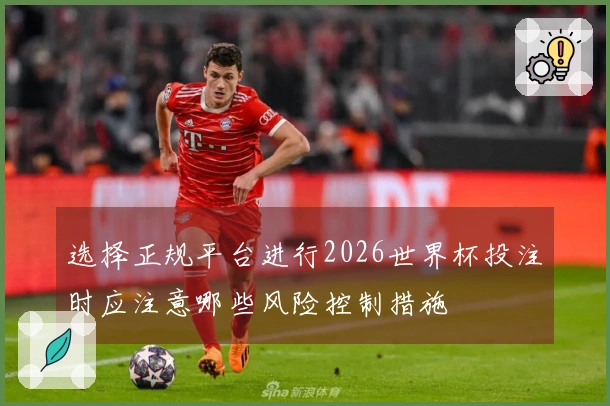 选择正规平台进行2026世界杯投注时应注意哪些风险控制措施