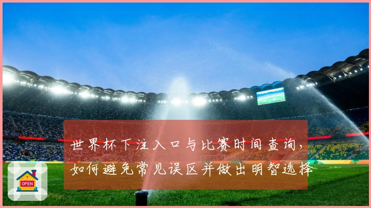 世界杯下注入口与比赛时间查询，如何避免常见误区并做出明智选择